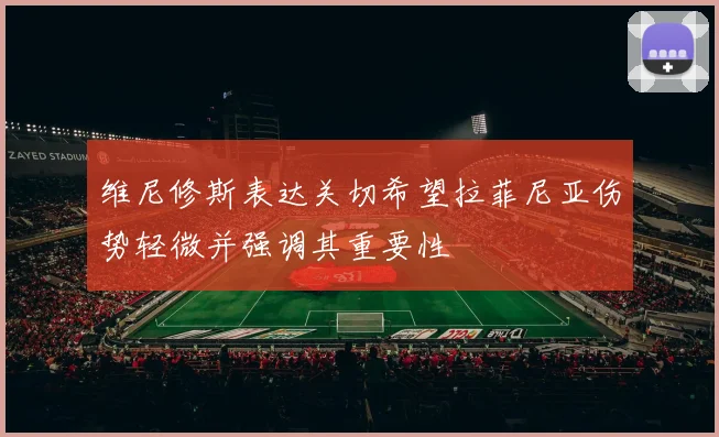维尼修斯表达关切希望拉菲尼亚伤势轻微并强调其重要性